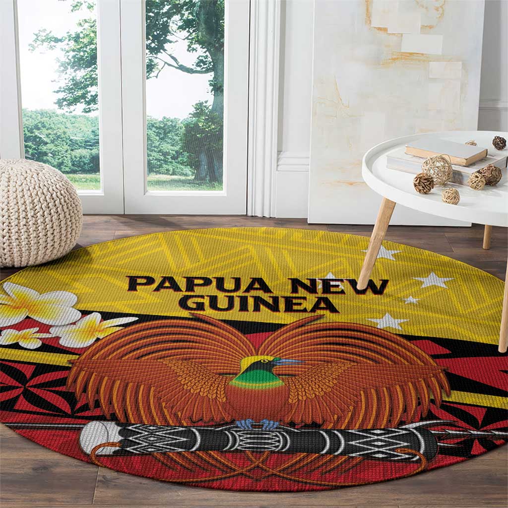 Papua New Guinea Independence Day Round Carpet Since 1975 Unity In Diversity LT14 - Polynesian Pride