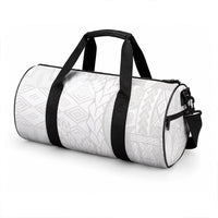 Samoa White Sunday Duffle Bag Lotu Tamaiti Siapo With Teuila
