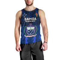 Custom Samoa Rugby Men Tank Top World Cup 2023 Go Champions Manu Samoa LT14 - Polynesian Pride