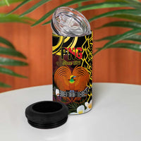 Papua New Guinea 50th Independence Anniversary 4 in 1 Can Cooler Tumbler Independen Stet bilong Papua Niu Gini LT14 - Polynesian Pride