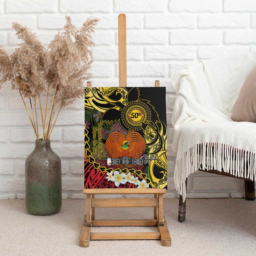 Papua New Guinea 50th Independence Anniversary Canvas Wall Art Independen Stet bilong Papua Niu Gini LT14