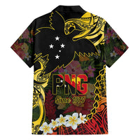 Papua New Guinea 50th Independence Anniversary Family Matching Long Sleeve Bodycon Dress and Hawaiian Shirt Independen Stet bilong Papua Niu Gini LT14 - Polynesian Pride