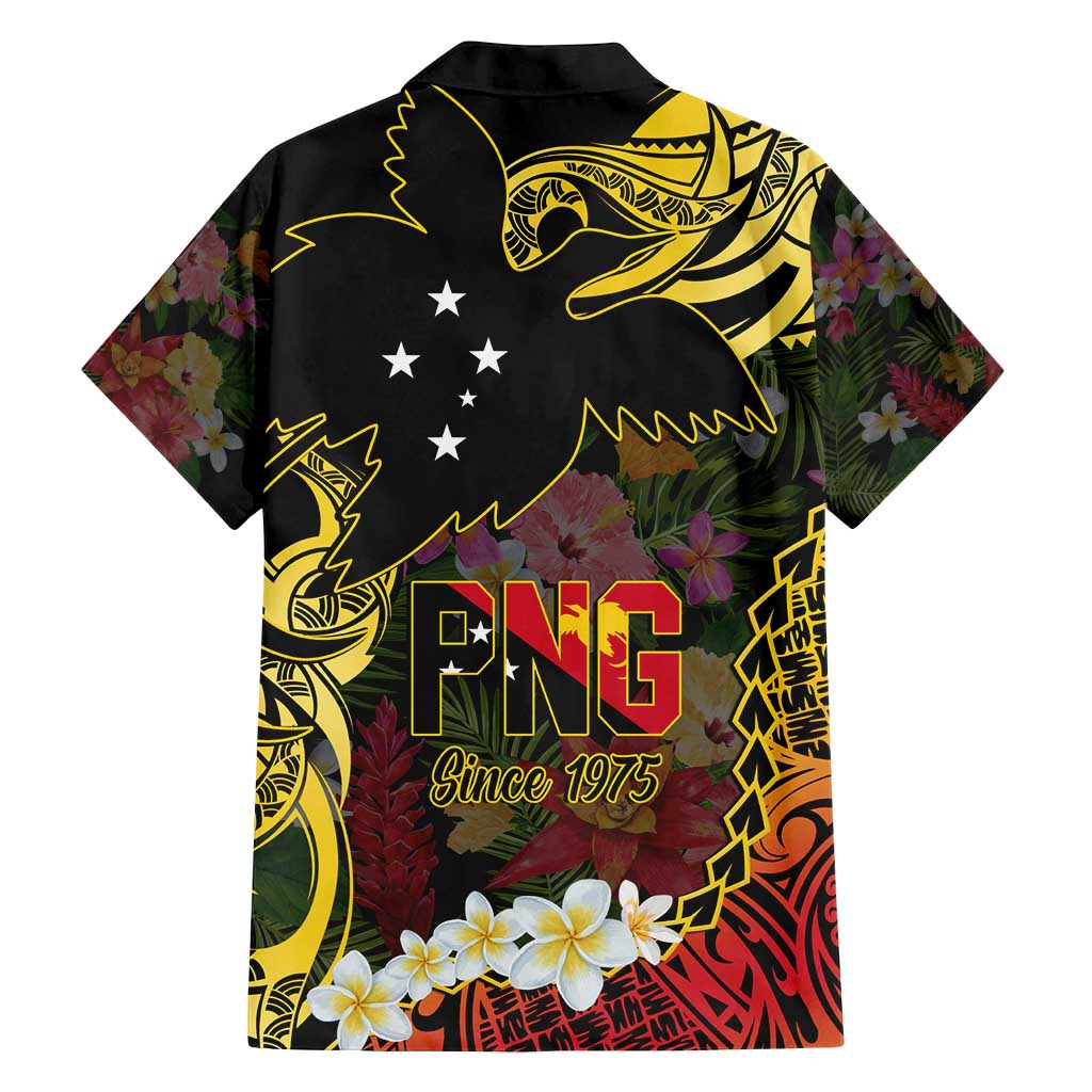 Papua New Guinea 50th Independence Anniversary Family Matching Summer Maxi Dress and Hawaiian Shirt Independen Stet bilong Papua Niu Gini LT14 - Polynesian Pride