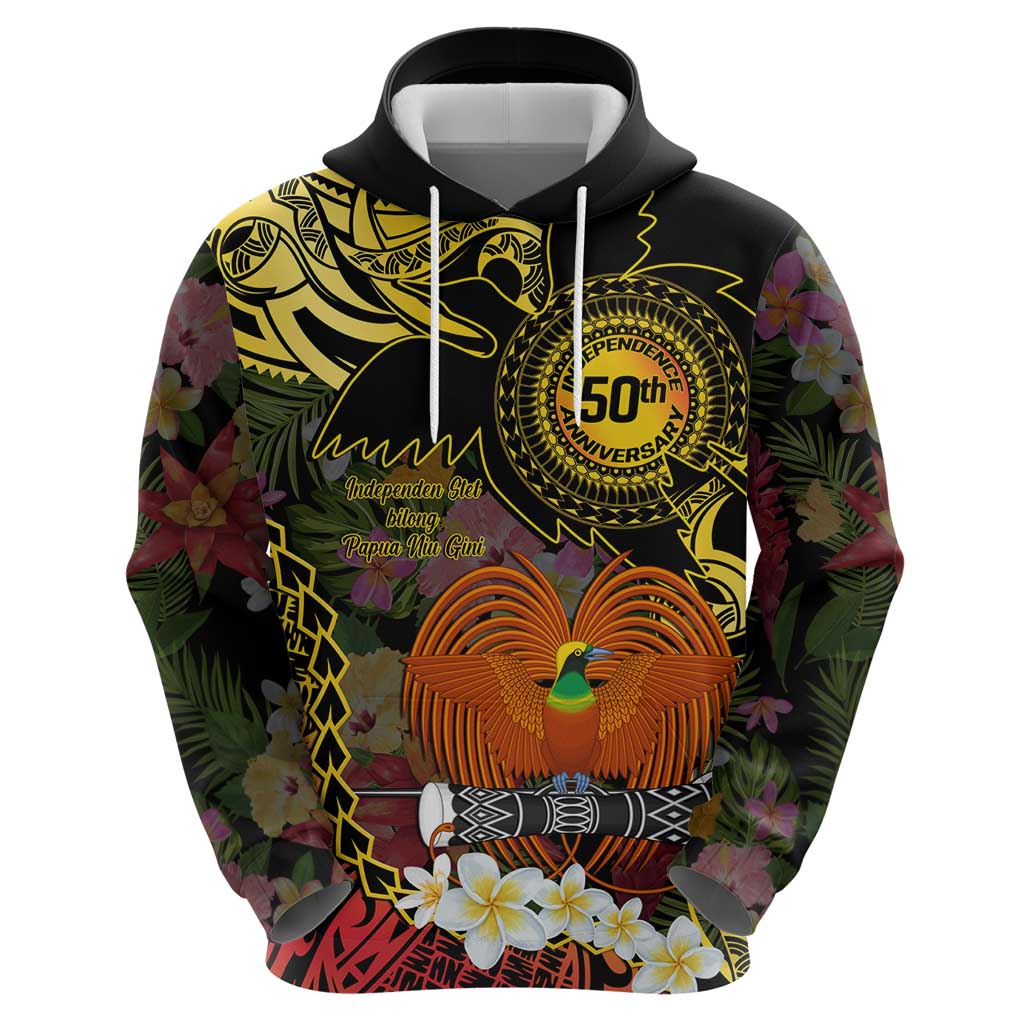 Papua New Guinea 50th Independence Anniversary Hoodie Independen Stet bilong Papua Niu Gini LT14