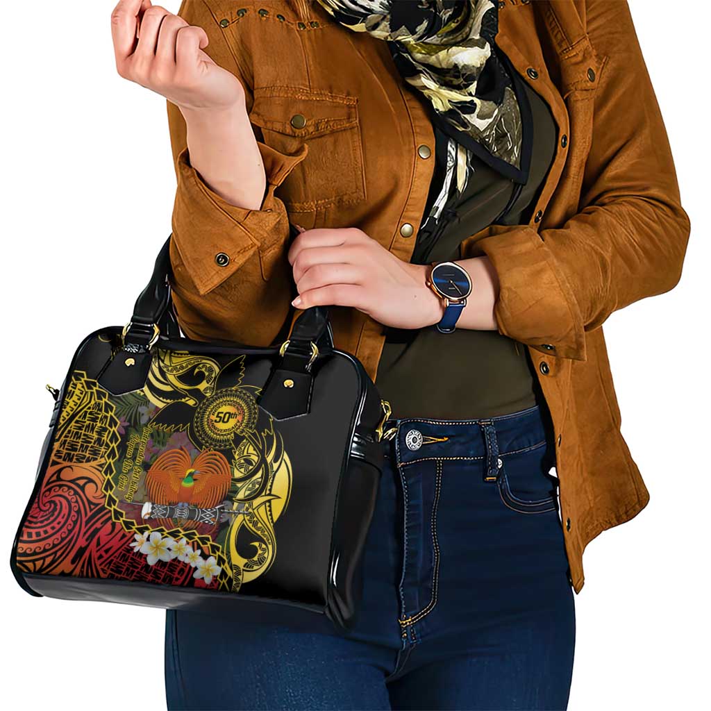 Papua New Guinea 50th Independence Anniversary Shoulder Handbag Independen Stet bilong Papua Niu Gini LT14