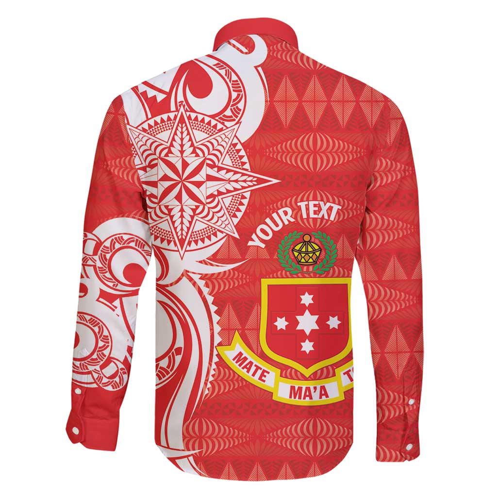 Personalised Kolisi Tonga Family Matching Mermaid Dress and Hawaiian Shirt Mate Maa Tonga Ngatu Pattern - Polynesian Pride