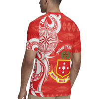 Personalised Kolisi Tonga Rugby Jersey Mate Maa Tonga Ngatu Pattern - Polynesian Pride