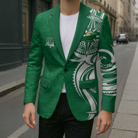 Personalised Liahona - Saineha High School Blazer Tongan Ngatu Pattern - Polynesian Pride