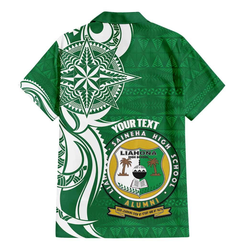 Personalised Liahona - Saineha High School Family Matching Mermaid Dress and Hawaiian Shirt Tongan Ngatu Pattern LT14 - Polynesian Pride