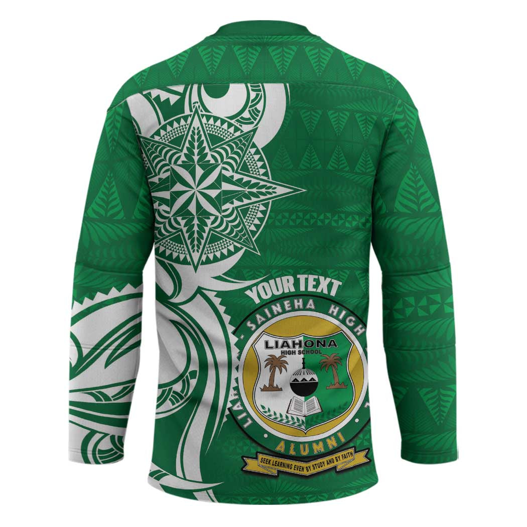 Personalised Liahona - Saineha High School Hockey Jersey Tongan Ngatu Pattern LT14 - Polynesian Pride