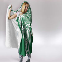 Personalised Liahona - Saineha High School Hooded Blanket Tongan Ngatu Pattern - Polynesian Pride