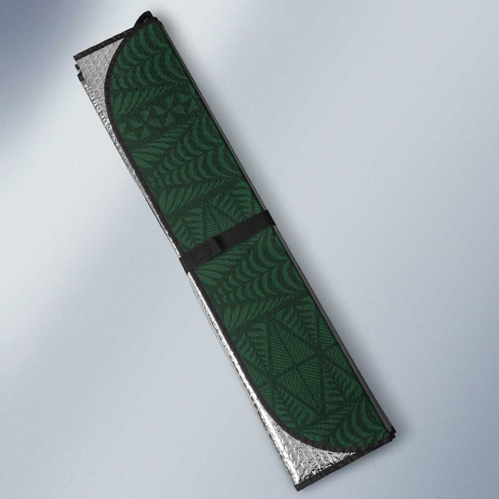 Personalised Tonga Takuilau College Auto Sun Shade Est 1975 Tongan Ngatu Pattern - Polynesian Pride