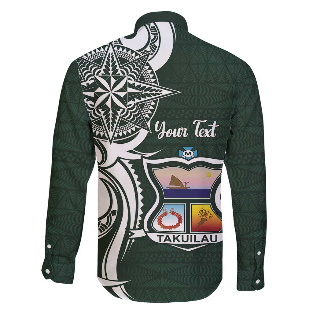 Personalised Tonga Takuilau College Family Matching Long Sleeve Bodycon Dress and Hawaiian Shirt Est 1975 Tongan Ngatu Pattern LT14 - Polynesian Pride