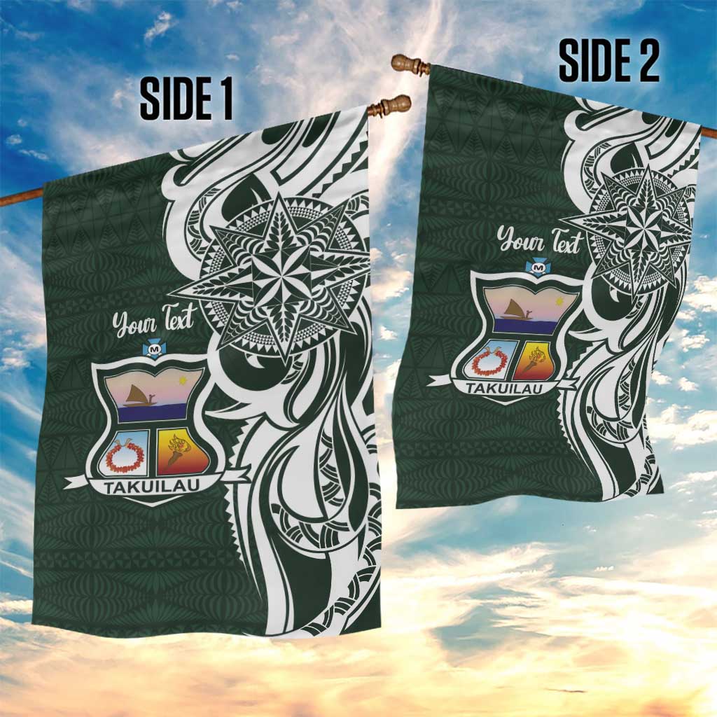 Personalised Tonga Takuilau College Garden Flag Est 1975 Tongan Ngatu Pattern LT14 - Polynesian Pride