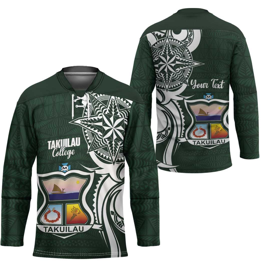Personalised Tonga Takuilau College Hockey Jersey Est 1975 Tongan Ngatu Pattern - Polynesian Pride