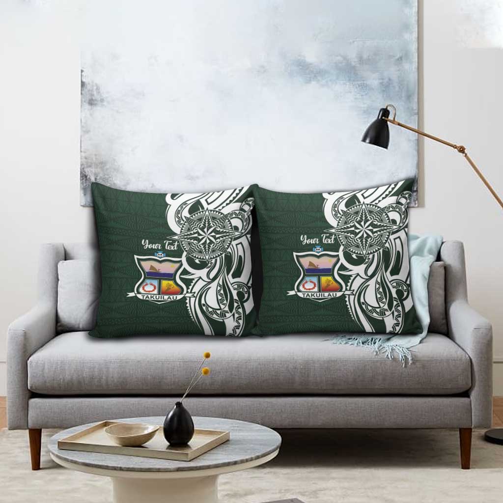 Personalised Tonga Takuilau College Pillow Cover Est 1975 Tongan Ngatu Pattern - Polynesian Pride