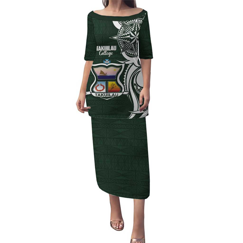 Personalised Tonga Takuilau College Puletasi Est 1975 Tongan Ngatu Pattern - Polynesian Pride