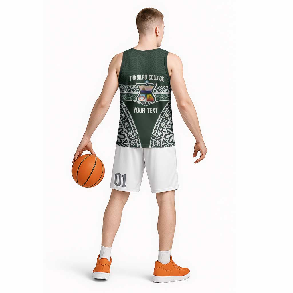 Personalised Tonga Takuilau College Basketball Jersey 50th Anniversary Ngatu Kupesi - Polynesian Pride