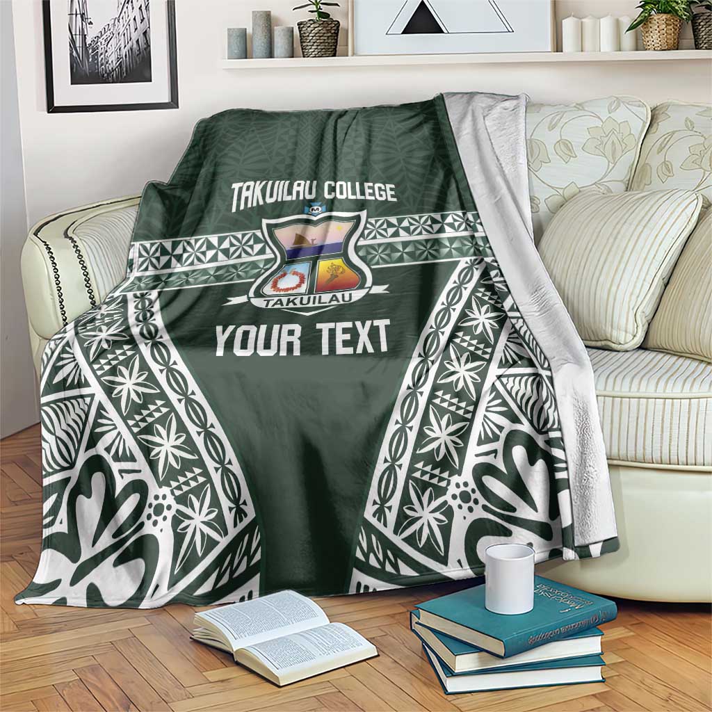Personalised Tonga Takuilau College Blanket 50th Anniversary Ngatu Kupesi - Polynesian Pride