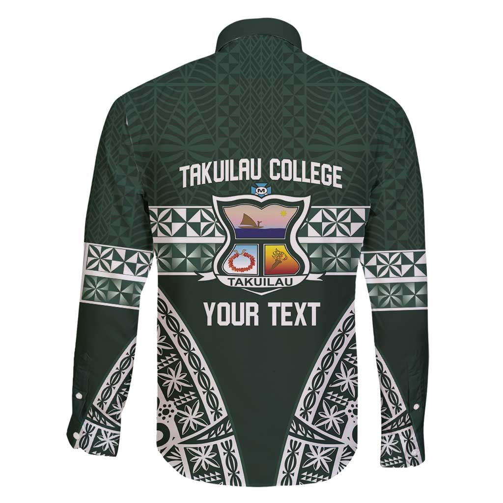 Personalised Tonga Takuilau College Family Matching Long Sleeve Bodycon Dress and Hawaiian Shirt 50th Anniversary Ngatu Kupesi LT14 - Polynesian Pride