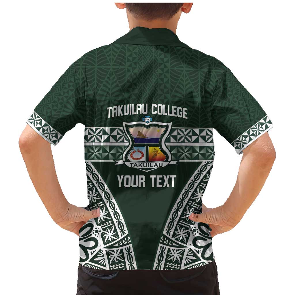 Personalised Tonga Takuilau College Family Matching Mermaid Dress and Hawaiian Shirt 50th Anniversary Ngatu Kupesi LT14 - Polynesian Pride