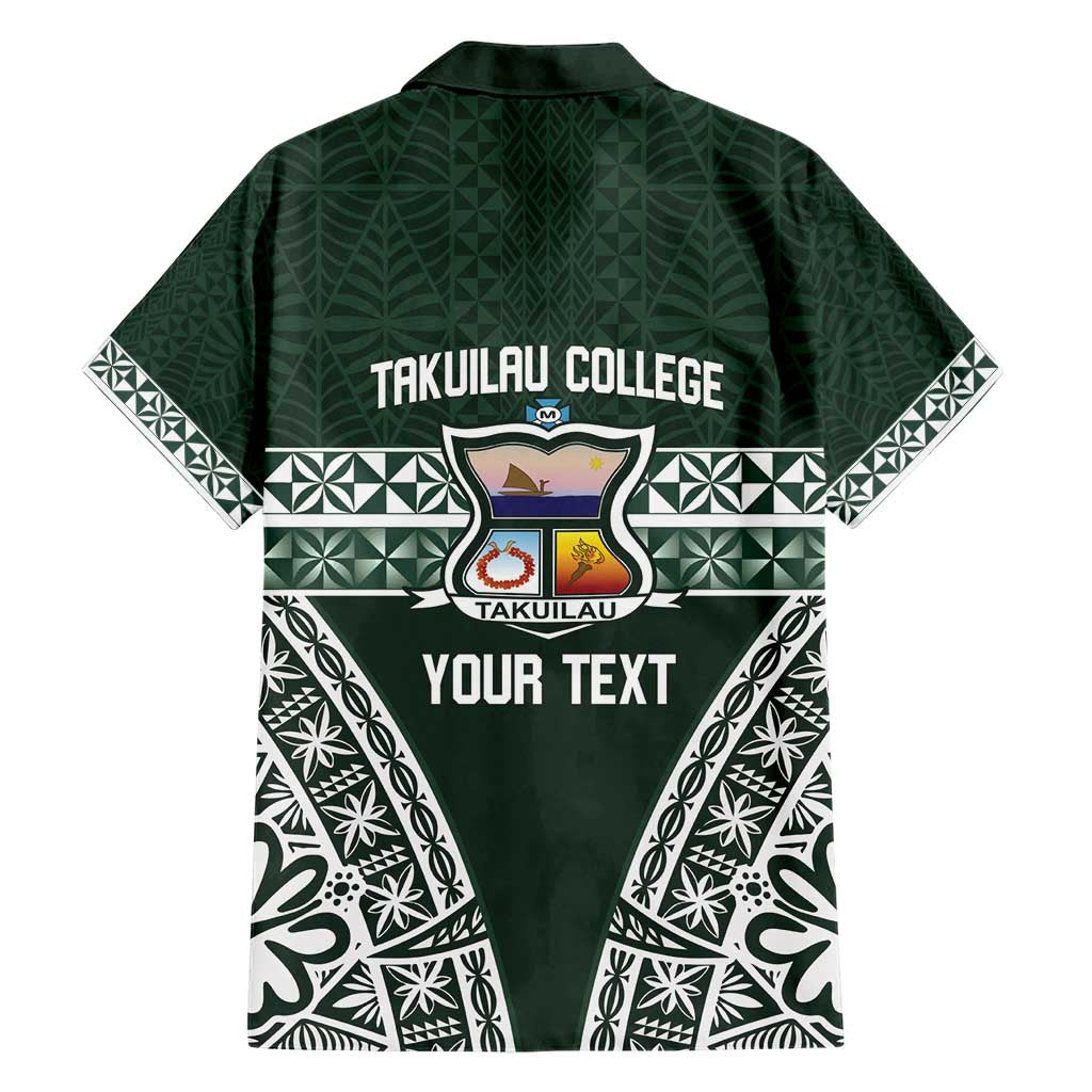 Personalised Tonga Takuilau College Family Matching Short Sleeve Bodycon Dress and Hawaiian Shirt 50th Anniversary Ngatu Kupesi LT14 - Polynesian Pride