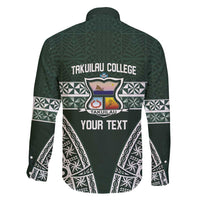 Personalised Tonga Takuilau College Family Matching Summer Maxi Dress and Hawaiian Shirt 50th Anniversary Ngatu Kupesi LT14 - Polynesian Pride