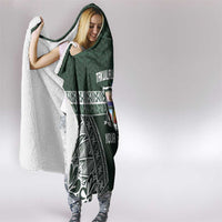Personalised Tonga Takuilau College Hooded Blanket 50th Anniversary Ngatu Kupesi - Polynesian Pride