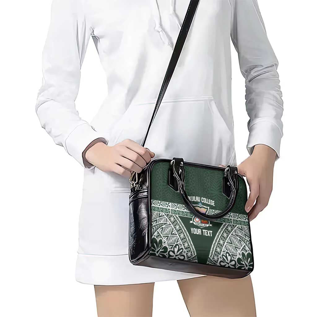 Personalised Tonga Takuilau College Shoulder Handbag 50th Anniversary Ngatu Kupesi - Polynesian Pride