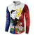 Philippines Rizal Day Button Sweatshirt Filipino Sampaguita Grunge Style - Polynesian Pride