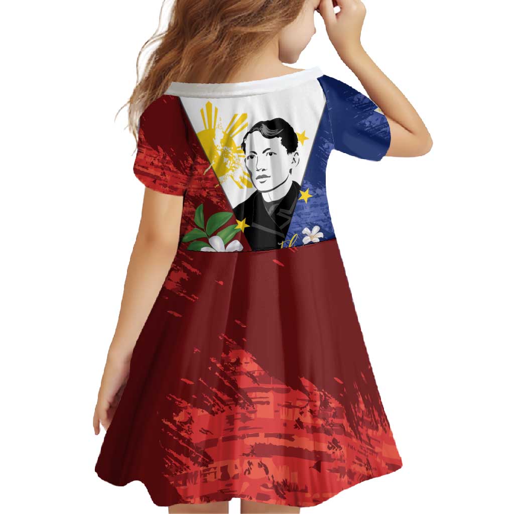 Philippines Rizal Day Family Matching Summer Maxi Dress and Hawaiian Shirt Filipino Sampaguita Grunge Style LT14 - Polynesian Pride