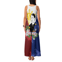 Philippines Rizal Day Family Matching Tank Maxi Dress and Hawaiian Shirt Filipino Sampaguita Grunge Style LT14 - Polynesian Pride