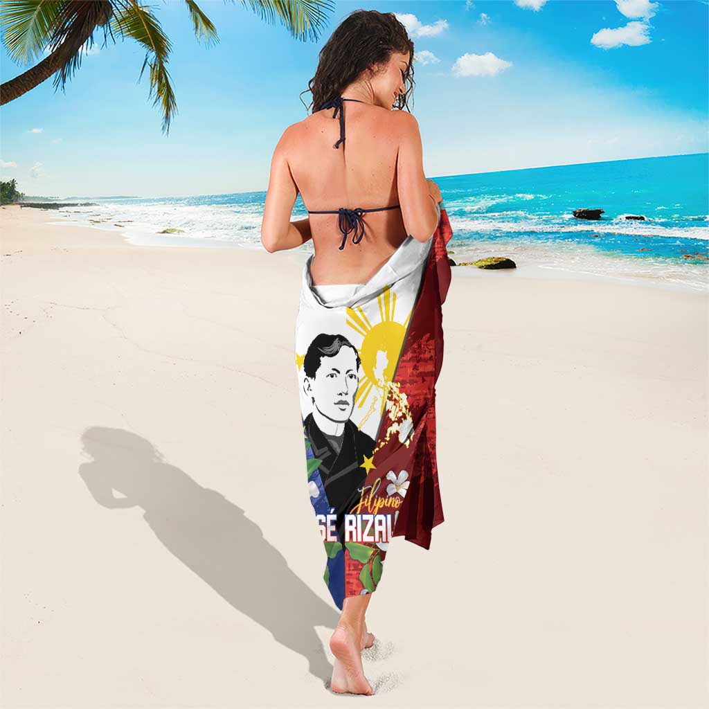 Philippines Rizal Day Sarong Filipino Sampaguita Grunge Style - Polynesian Pride