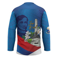 Philippines Rizal Day Hockey Jersey Filipino Motto Stella Polynesian Pattern - Polynesian Pride