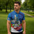 Philippines Rizal Day Zipper Polo Shirt Filipino Motto Stella Polynesian Pattern - Polynesian Pride