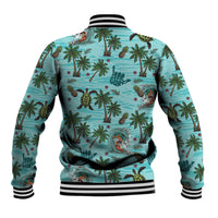 Aloha Hawaii Surfing Tropical Seamless Baseball Jacket