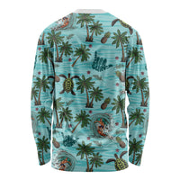 Aloha Hawaii Surfing Tropical Seamless Long Sleeve Shirt LT14 - Polynesian Pride
