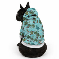 Aloha Hawaii Surfing Tropical Seamless Pet Hoodie LT14 - Polynesian Pride