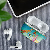 Surfing Paradise Hawaii AirPods Case Tropical Flowers Beachy Vibes LT14 - Polynesian Pride