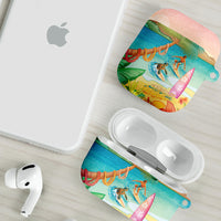 Surfing Paradise Hawaii AirPods Case Tropical Flowers Beachy Vibes LT14 - Polynesian Pride