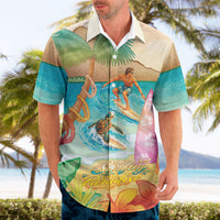 Surfing Paradise Hawaii Hawaiian Shirt Tropical Flowers Beachy Vibes LT14 - Polynesian Pride