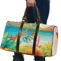 Surfing Paradise Hawaii Travel Bag Tropical Flowers Beachy Vibes LT14 - Polynesian Pride