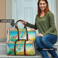 Surfing Paradise Hawaii Travel Bag Tropical Flowers Beachy Vibes LT14 - Polynesian Pride