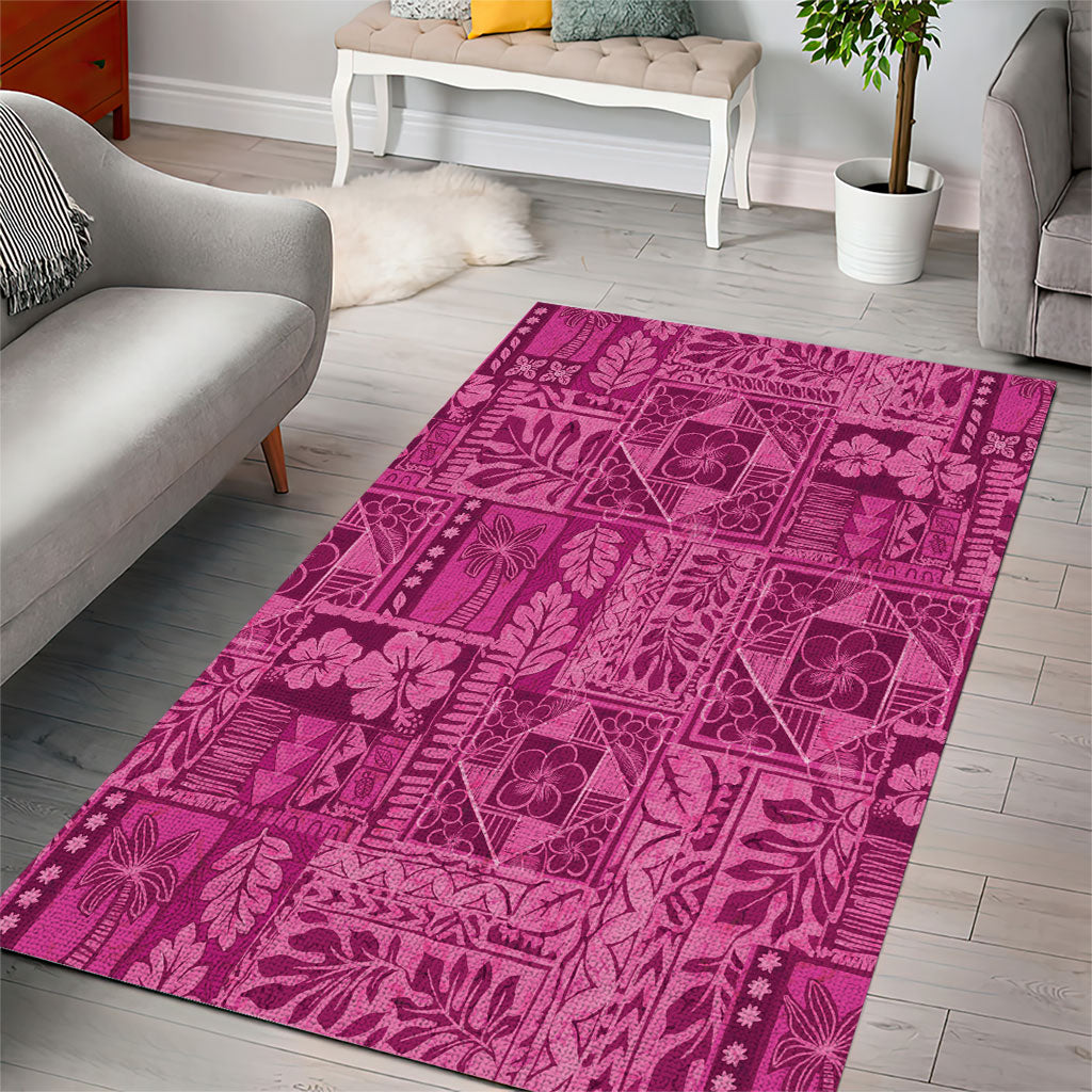 Hawaii Rainforest Beach Tropical Flowers Area Rug LT14 - Polynesian Pride