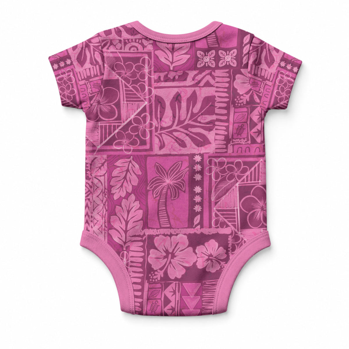 Hawaii Rainforest Beach Tropical Flowers Baby Onesie LT14 - Polynesian Pride