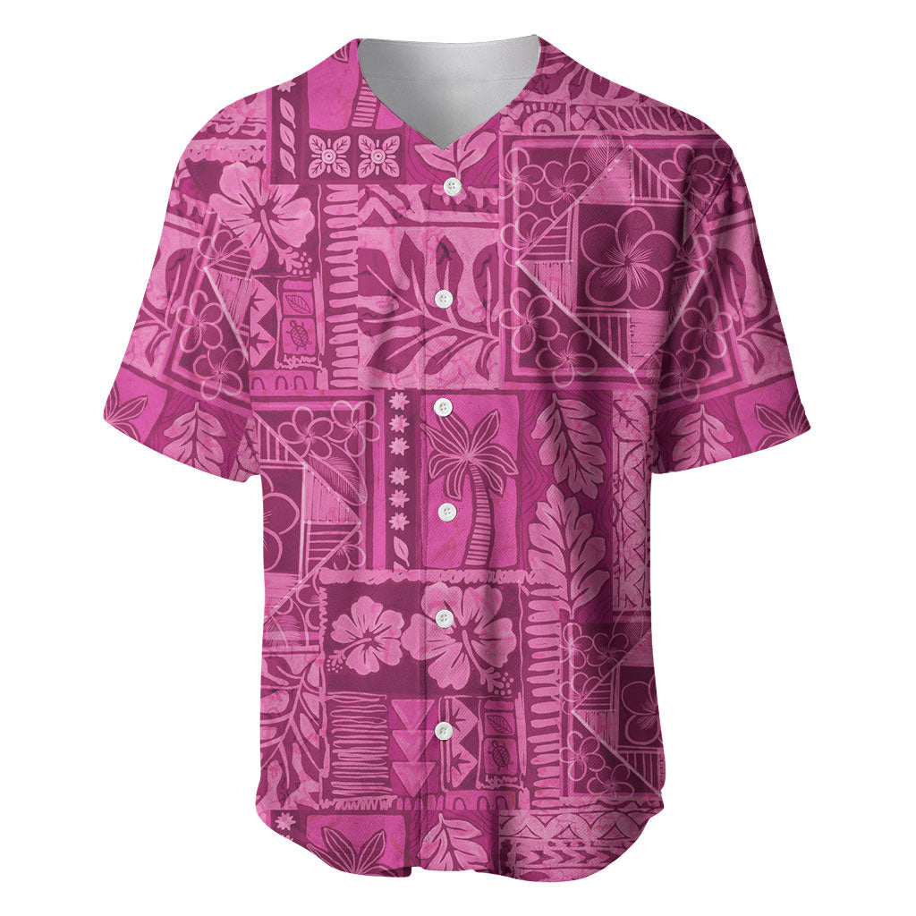 Hawaii Rainforest Beach Tropical Flowers Baseball Jersey