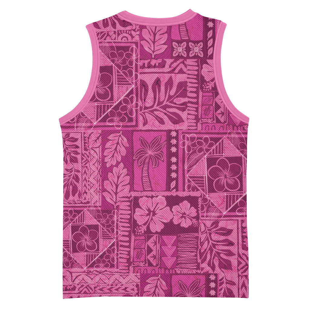 Hawaii Rainforest Beach Tropical Flowers Basketball Jersey