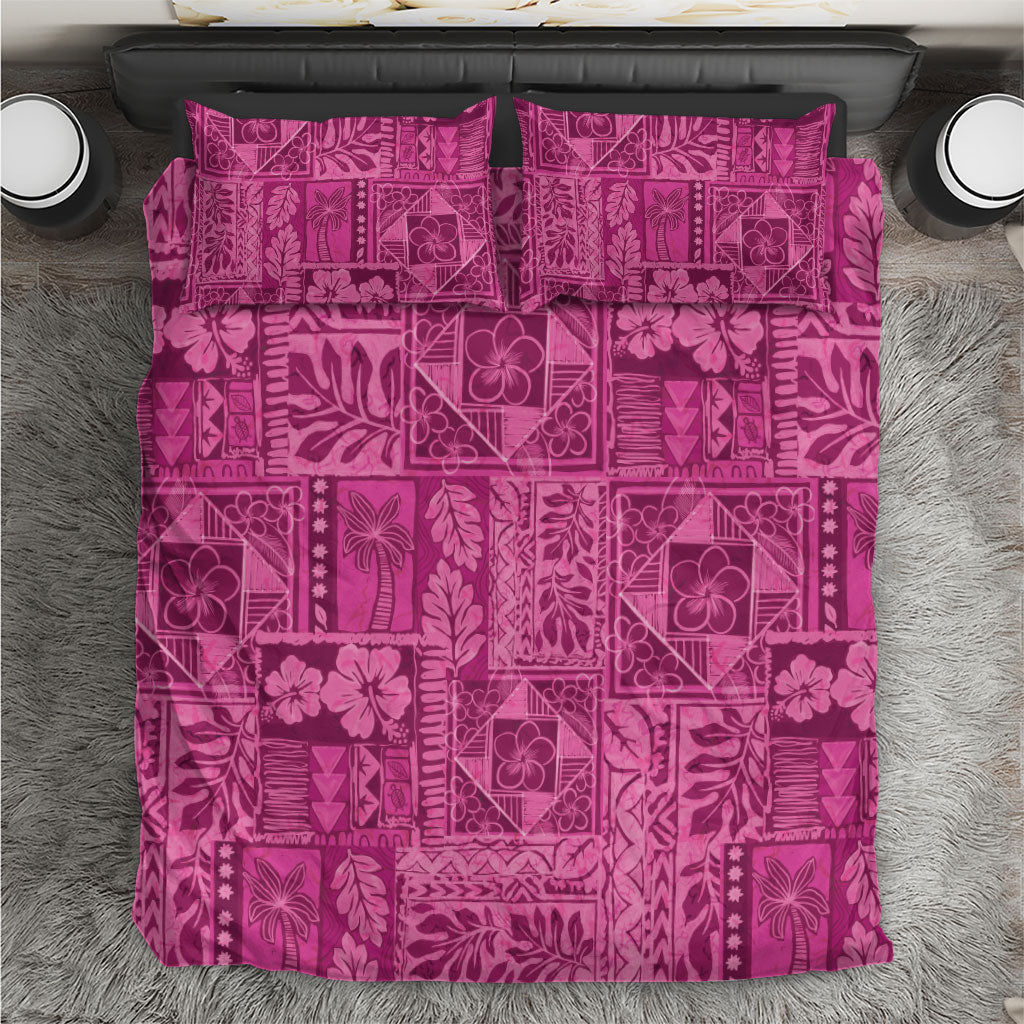 Hawaii Rainforest Beach Tropical Flowers Bedding Set