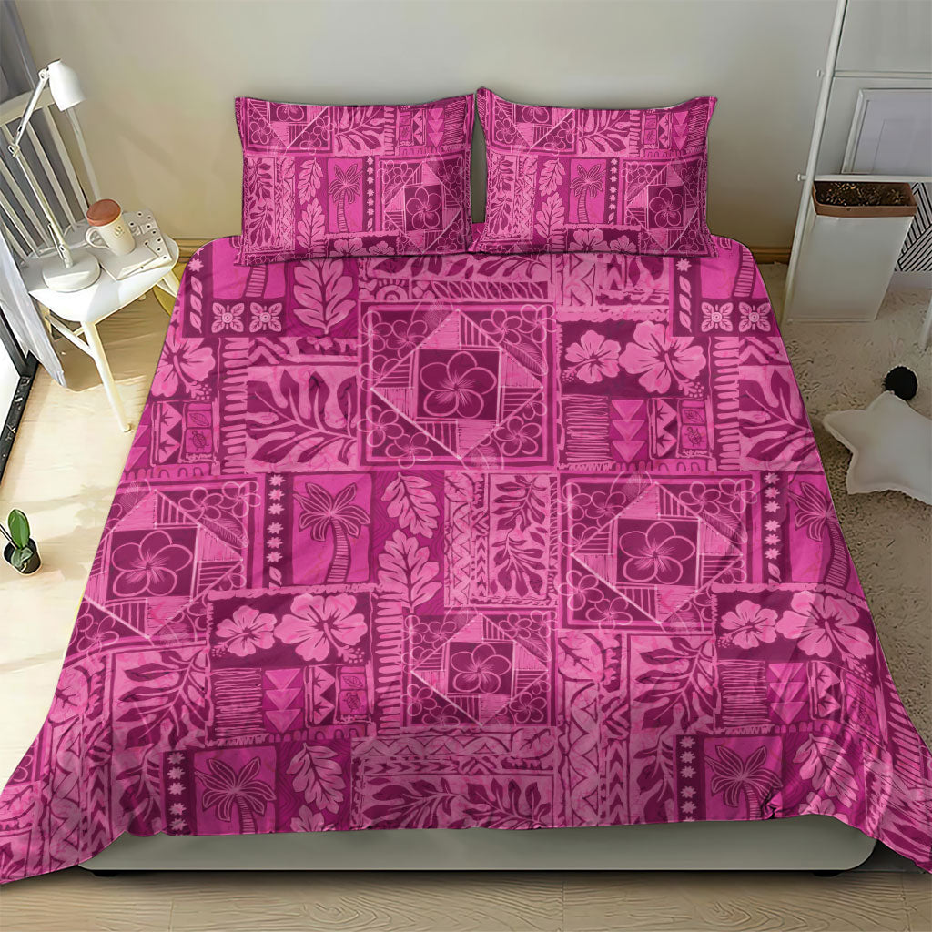 Hawaii Rainforest Beach Tropical Flowers Bedding Set