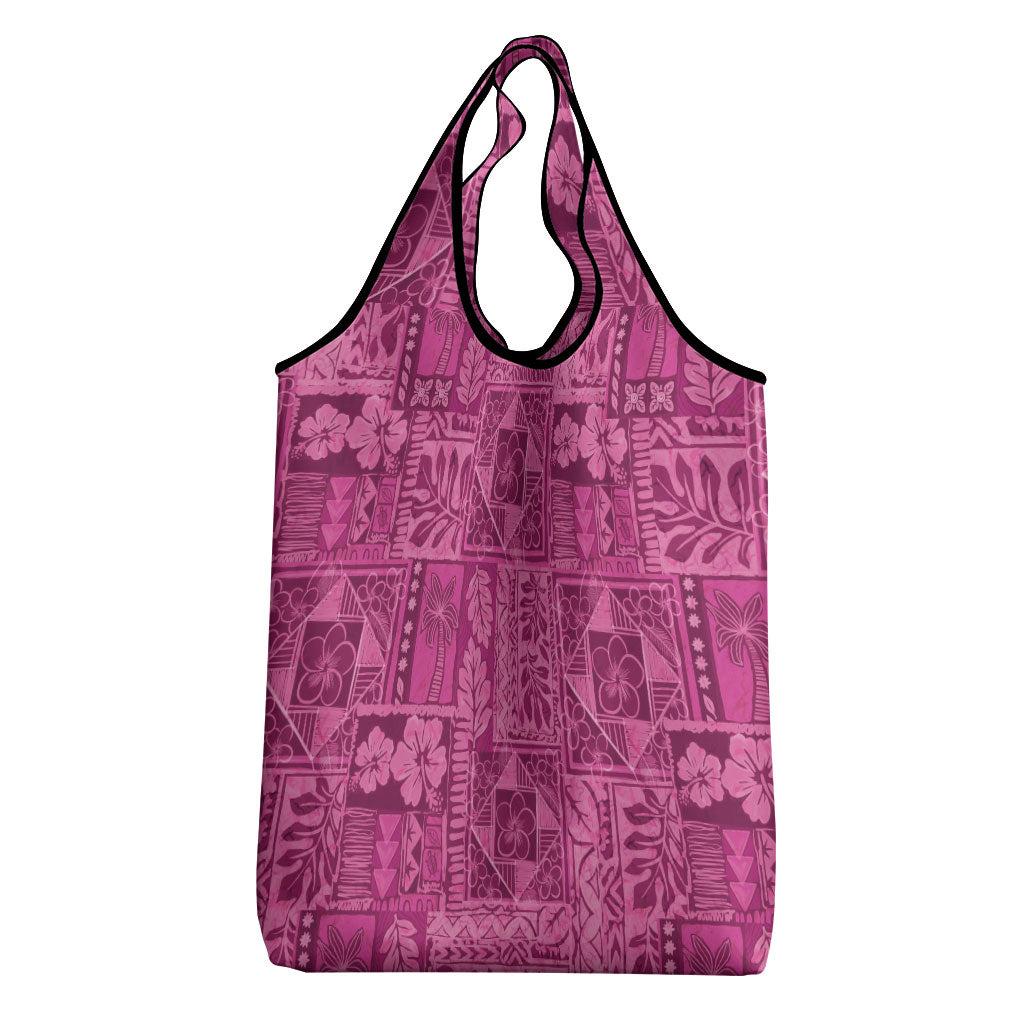 Hawaii Rainforest Beach Tropical Flowers Grocery Bag